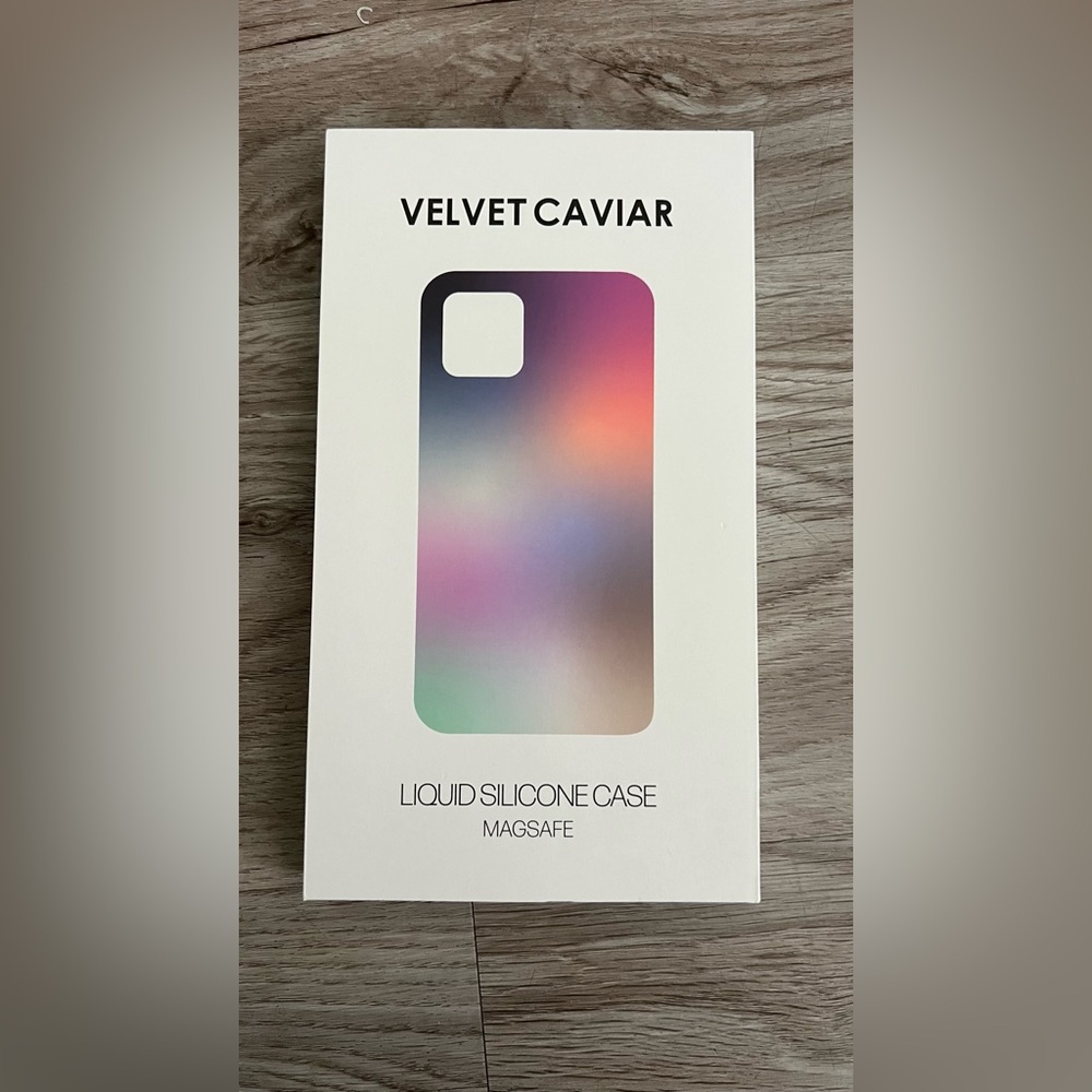 Pink silicone iPhone 13 Pro phone case